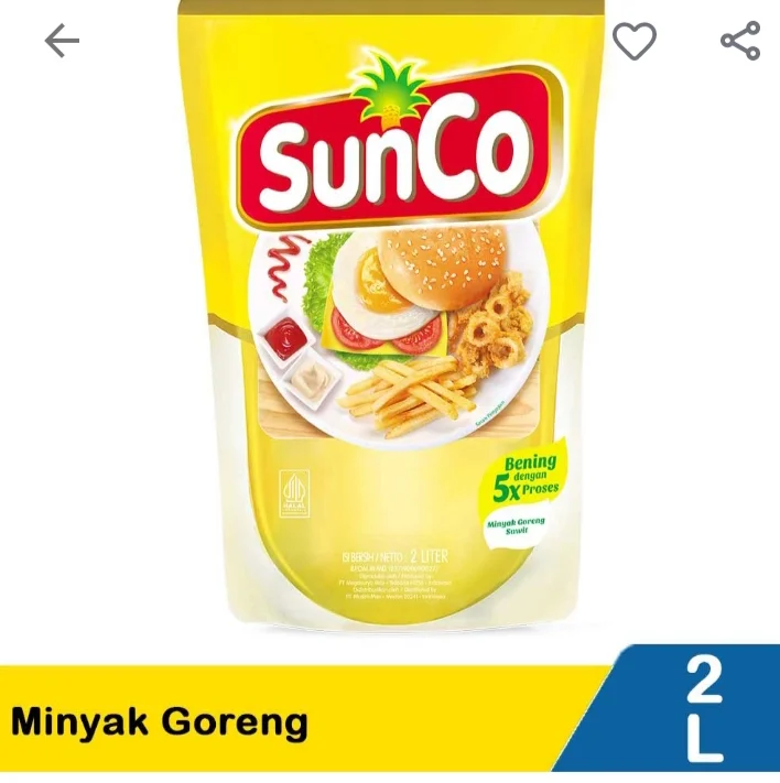 Minyak goreng Sunco 2L