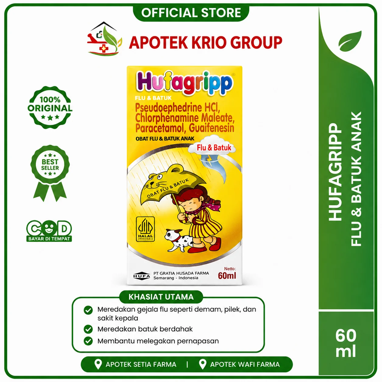 HUFAGRIP BATUK PILEK PANAS
